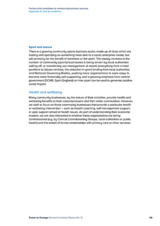 Factors that contribute to community business success Appendix A: Call for evidence